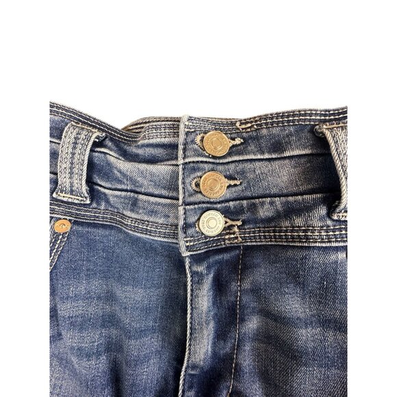 KanCan Estilo Womens Skinny Jeans High Rise Size 11/29 Triple Button Stretch - Picture 10 of 12